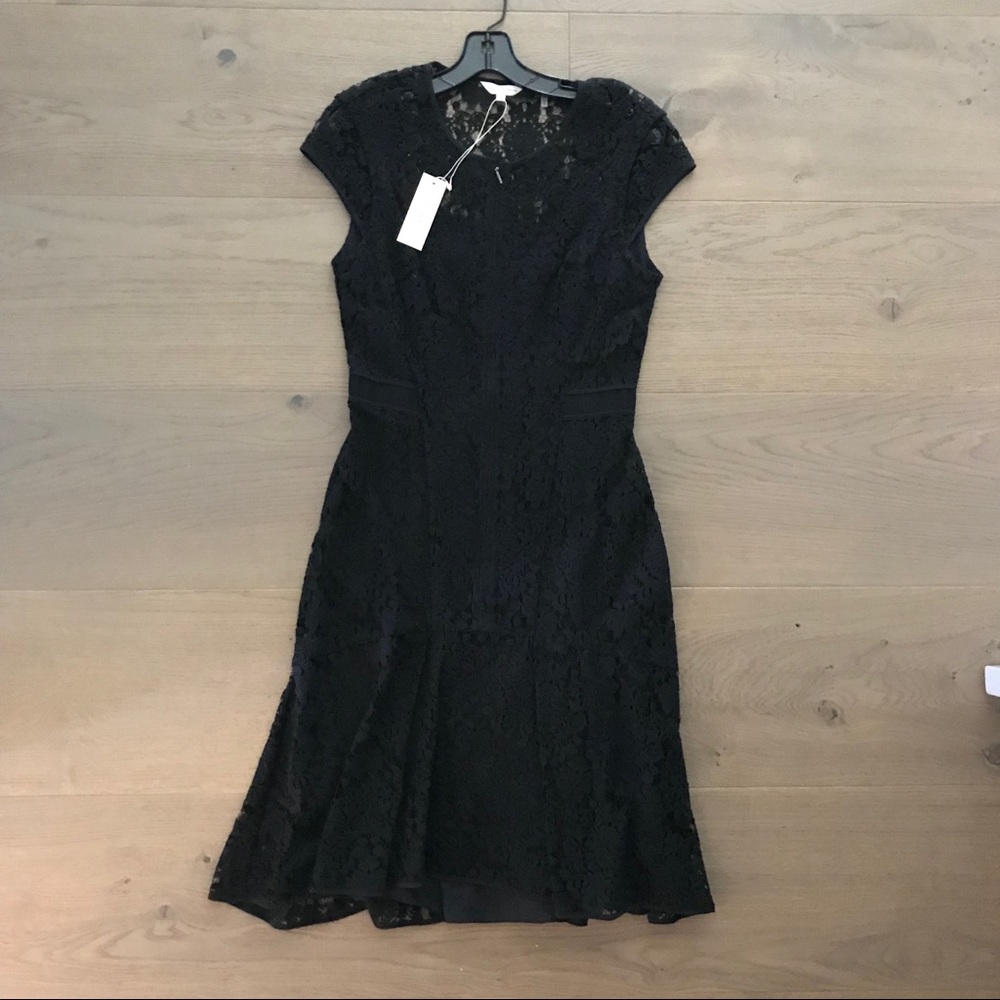 Rebecca Taylor Black Lace Dress. Brand New!